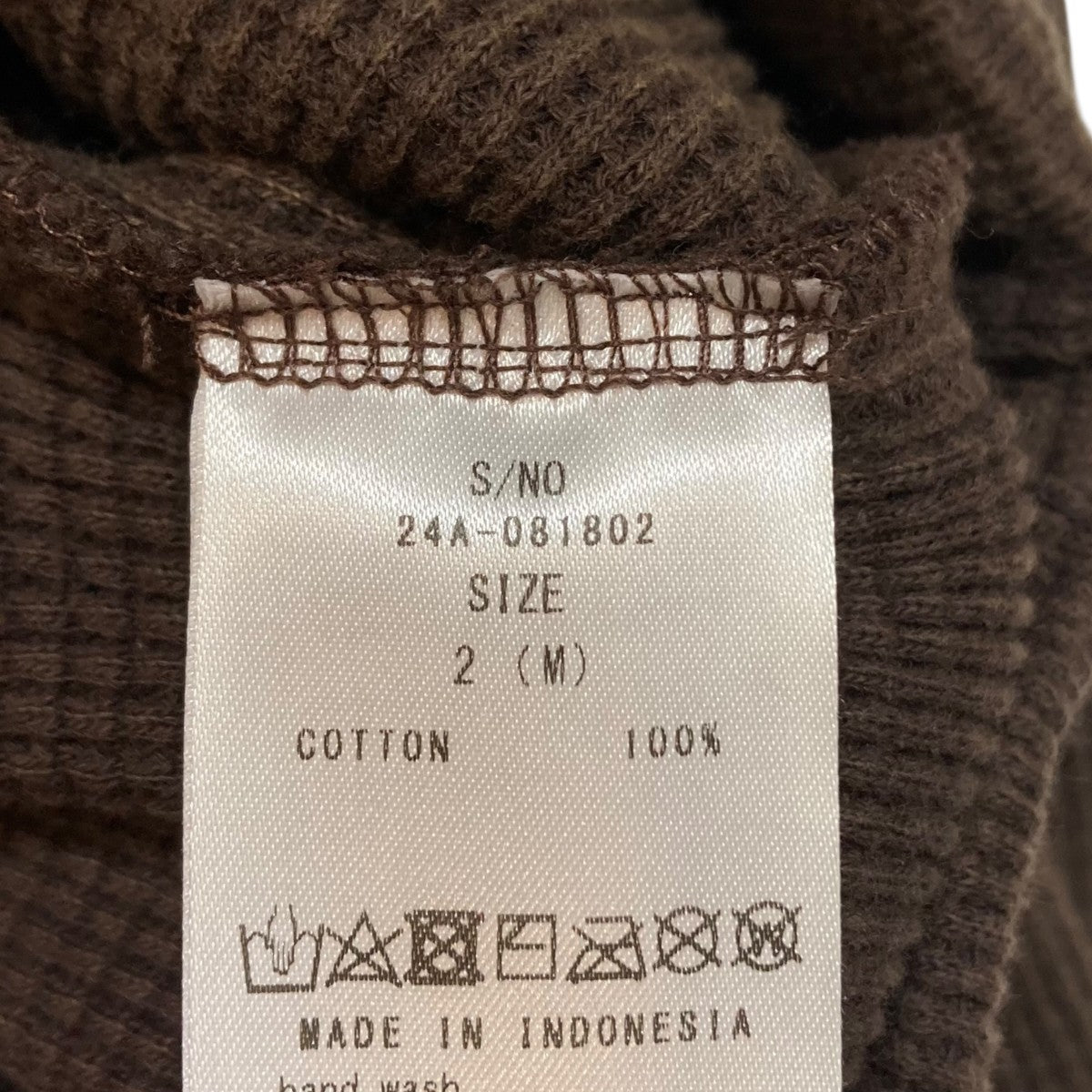 WAFFLE EASY PANTS Pigment Stone Wash ワッフルイージーパンツ 4A-081802