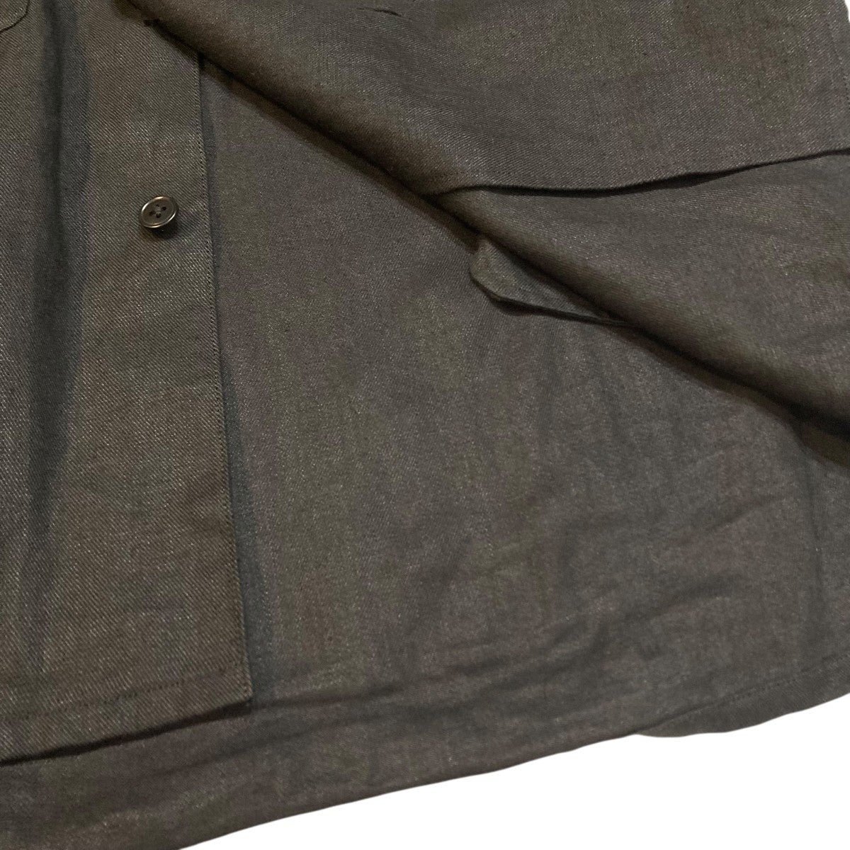 port by ark High Density Linen Twill Shirt Jacket長袖シャツPO11-J001 古着・中古-5枚目のアイテム画像
