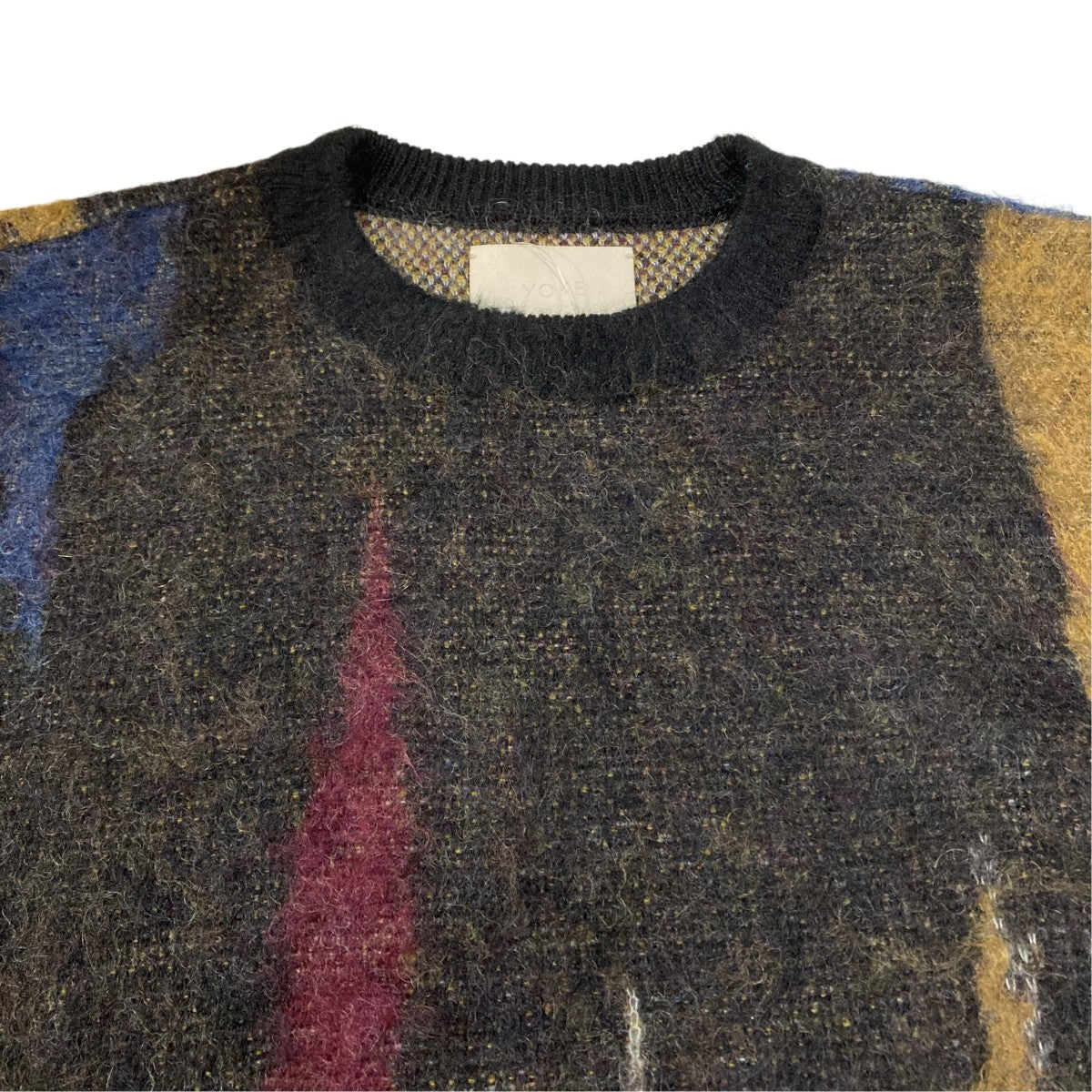 STILL JACQUARD CREWNECKニットYK22AW0415S