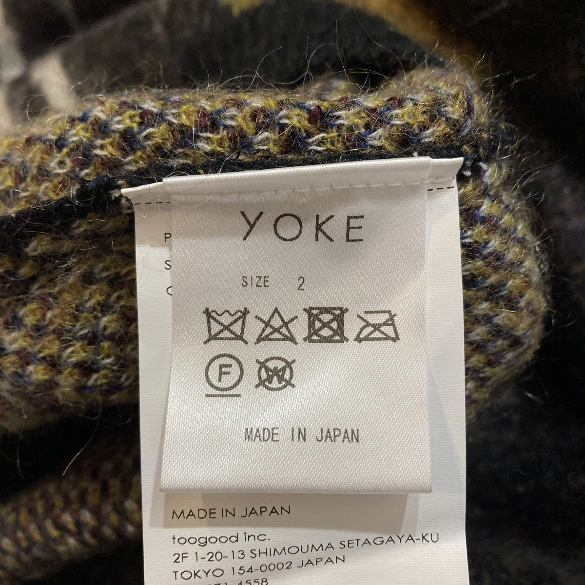STILL JACQUARD CREWNECKニットYK22AW0415S