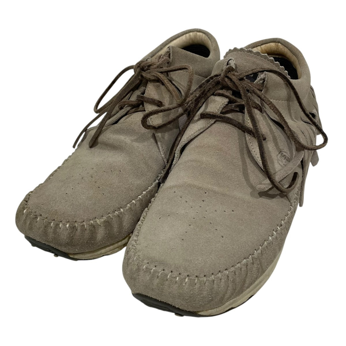 VISVIM×UNDERCOVERISM×FRAGMENTS スウェードモカシンシューズ FBT FOR REBELS エフビーティー フォー レベルズ 古着・中古-1枚目のアイテム画像