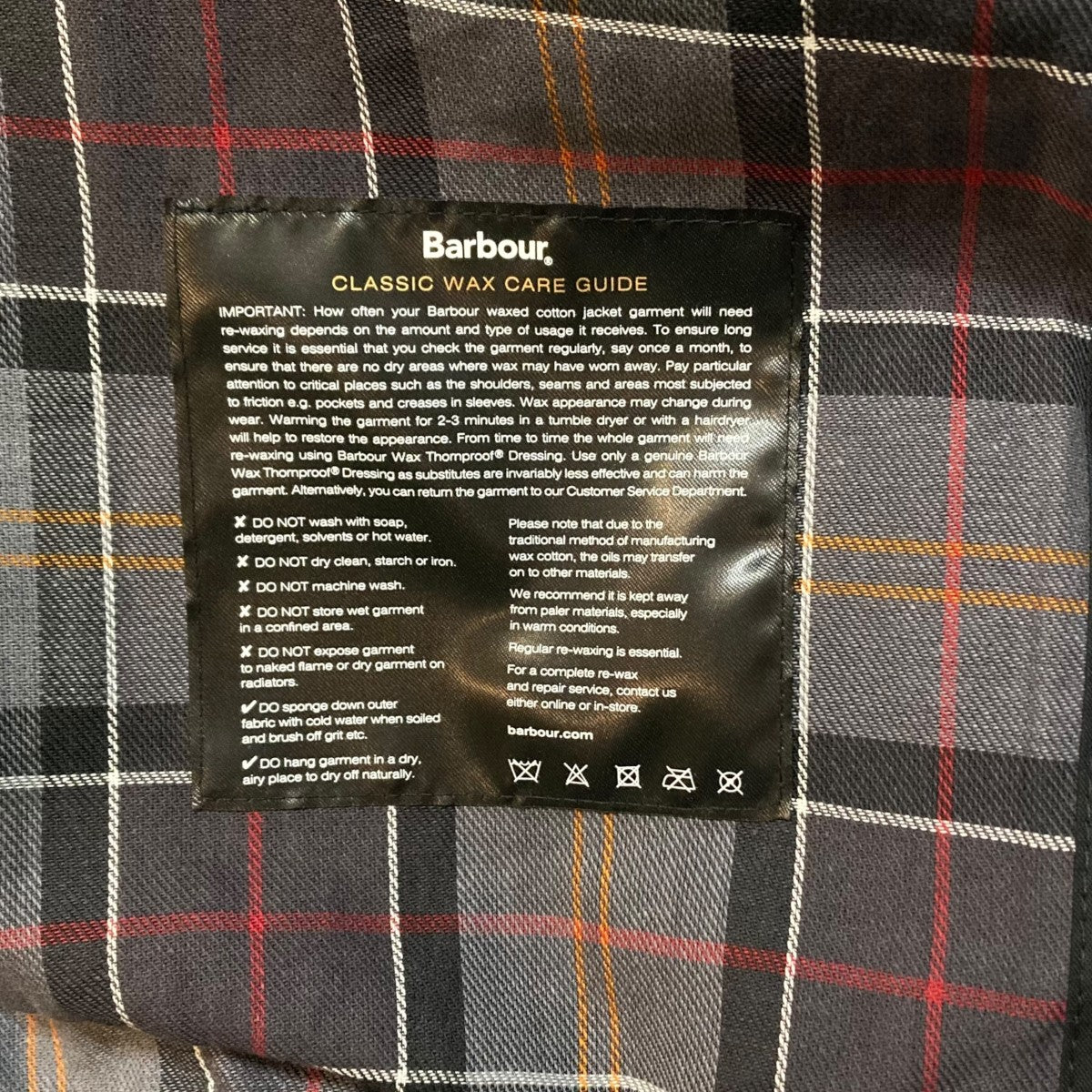 Barbour TRANSPORTオイルドジャケット252MWX2497 古着・中古-8枚目のアイテム画像