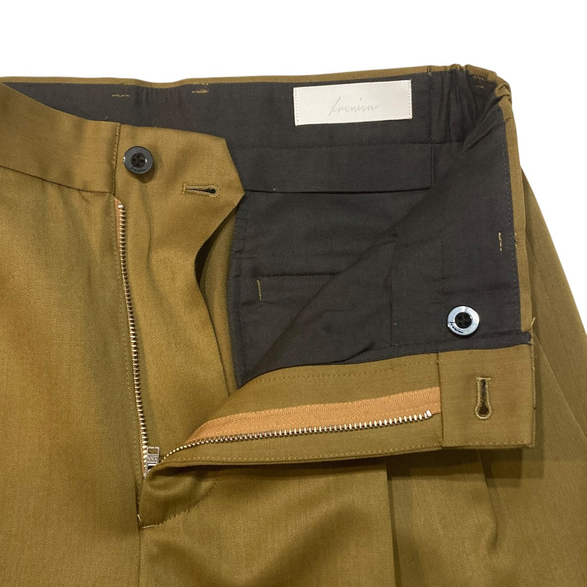 TWO TUCKS WIDE PANTSスラックスIH-23FW-P018-ND6
