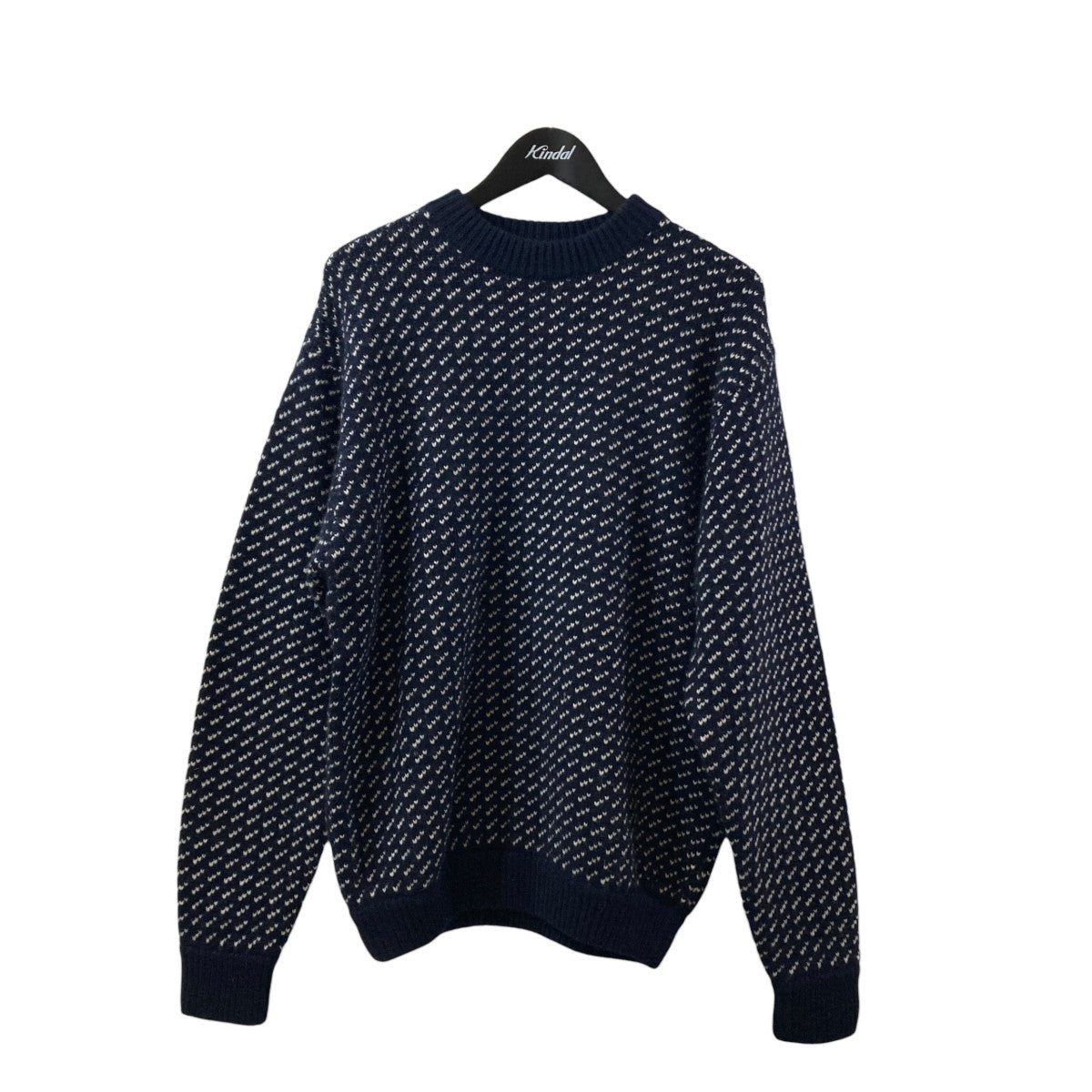 Cashmere Norweigjan Sweaterバーズアイニット22-080-HL-8250-3