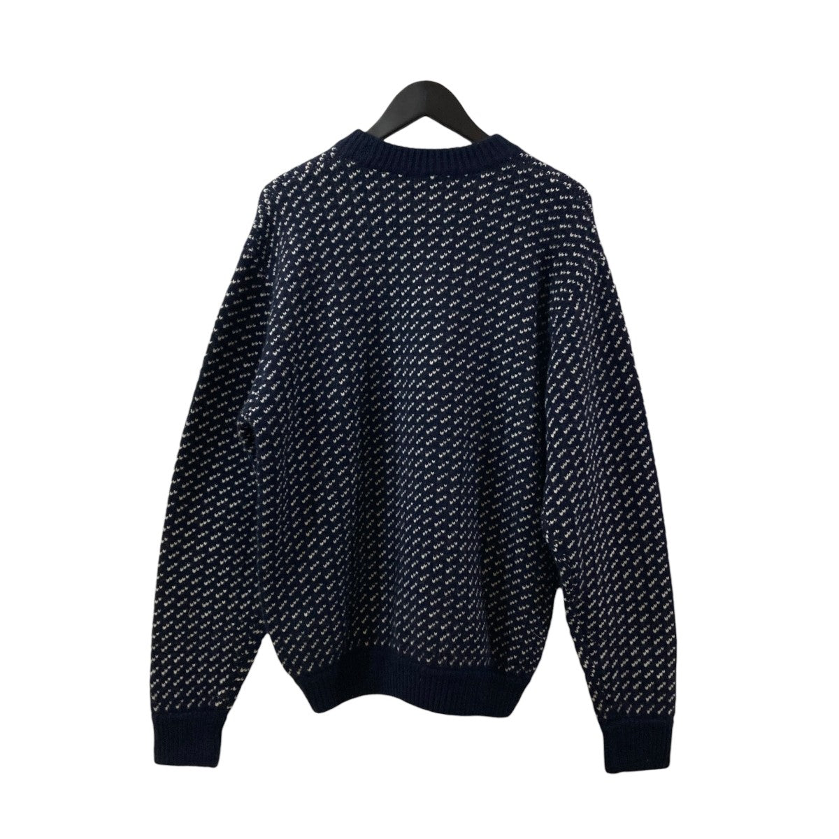 Cashmere Norweigjan Sweaterバーズアイニット22-080-HL-8250-3