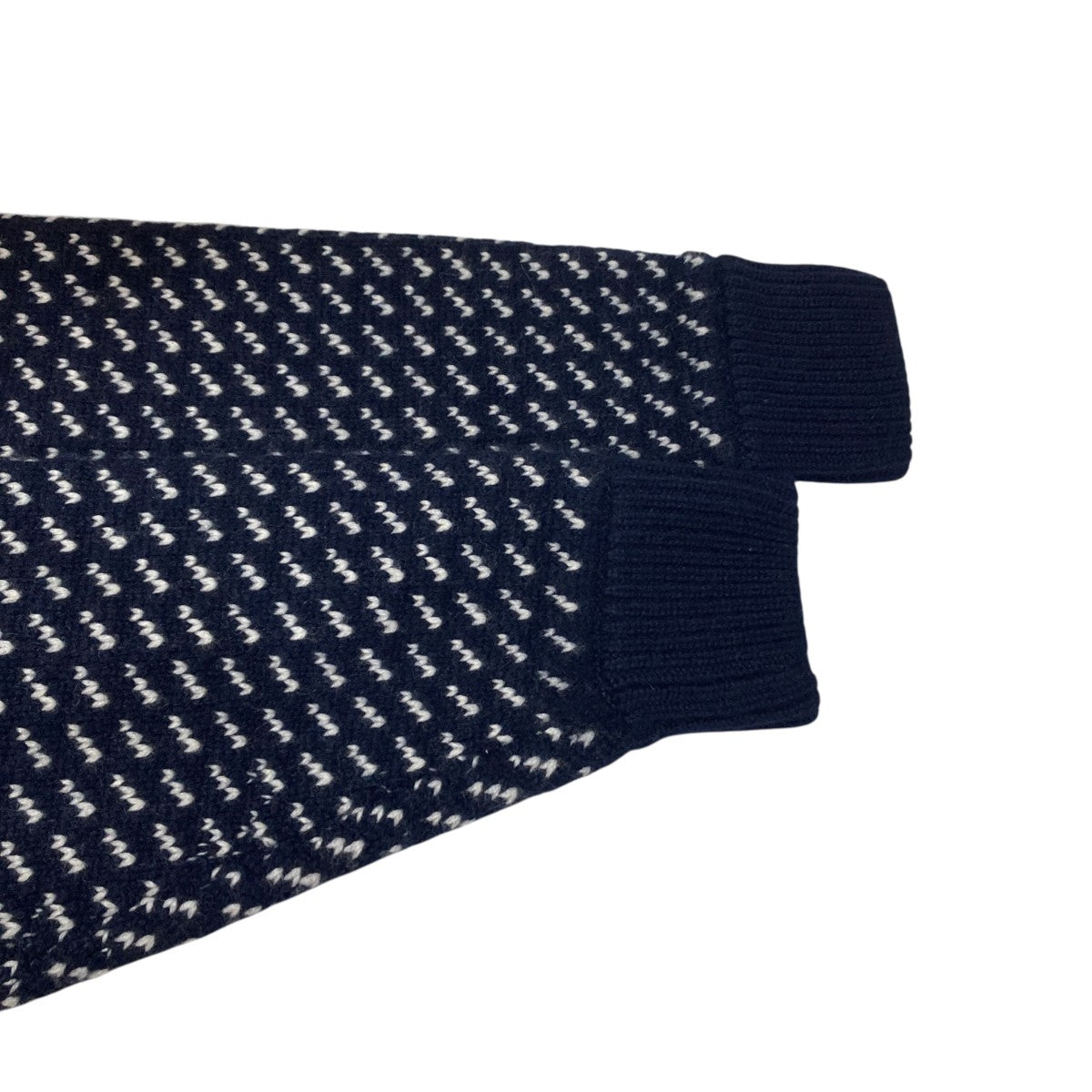 Cashmere Norweigjan Sweaterバーズアイニット22-080-HL-8250-3