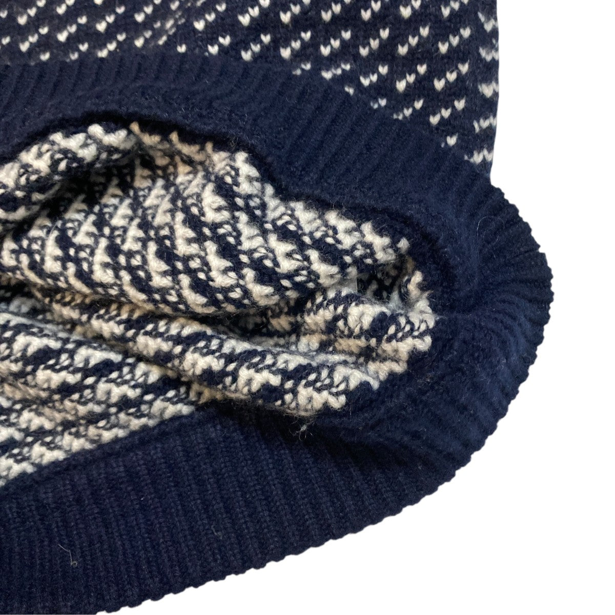 Cashmere Norweigjan Sweaterバーズアイニット22-080-HL-8250-3