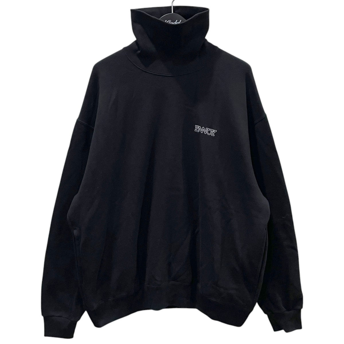 24AWロゴ刺繍タートルネックスウェットトレーナー Electric Logo Turtleneck Sweat エレクトリックロゴ タートルネック スウェット AW24BRENCT05NTL