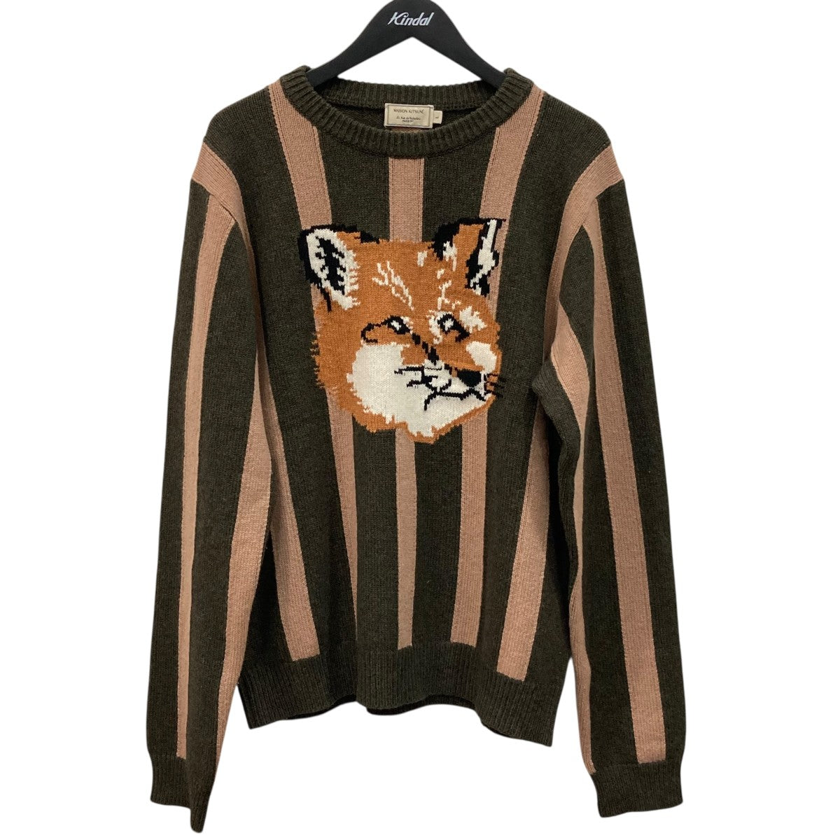 MAISON KITSUNE ニットFU00513KT1016 古着・中古-1枚目のアイテム画像