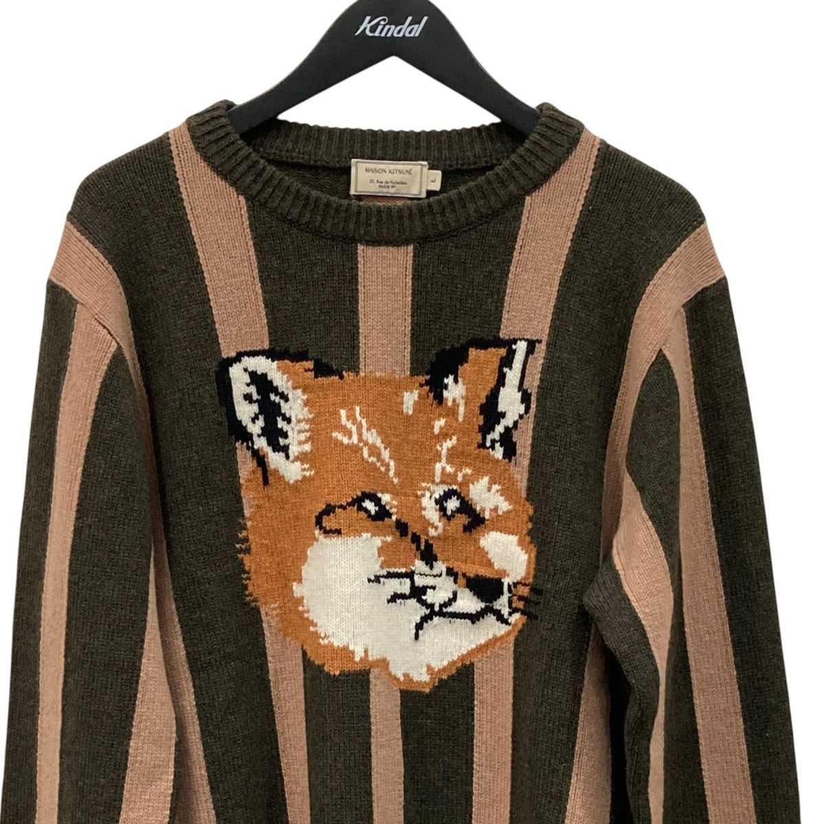 MAISON KITSUNE ニットFU00513KT1016 古着・中古-2枚目のアイテム画像