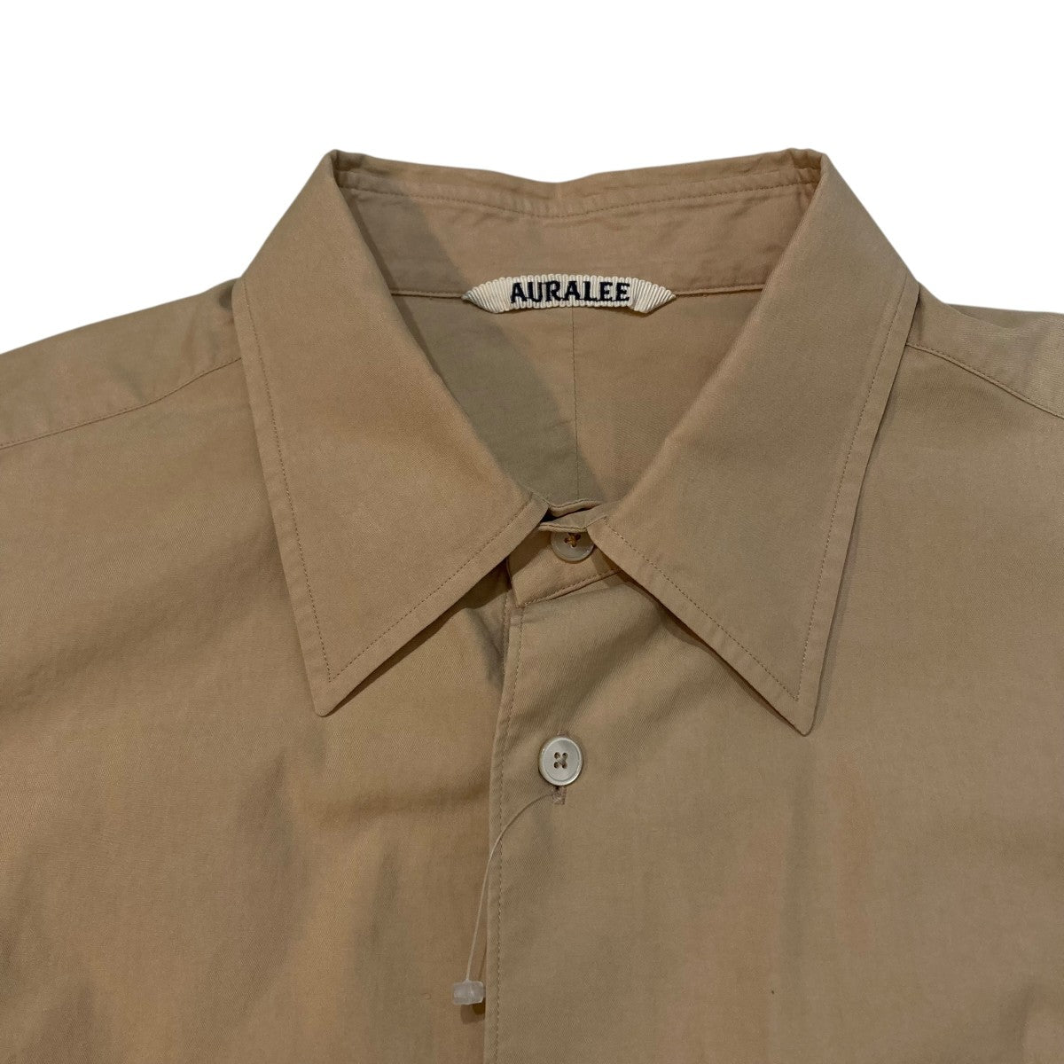WASHED FINX TWILL SHIRT 長袖シャツ A24SS01TN