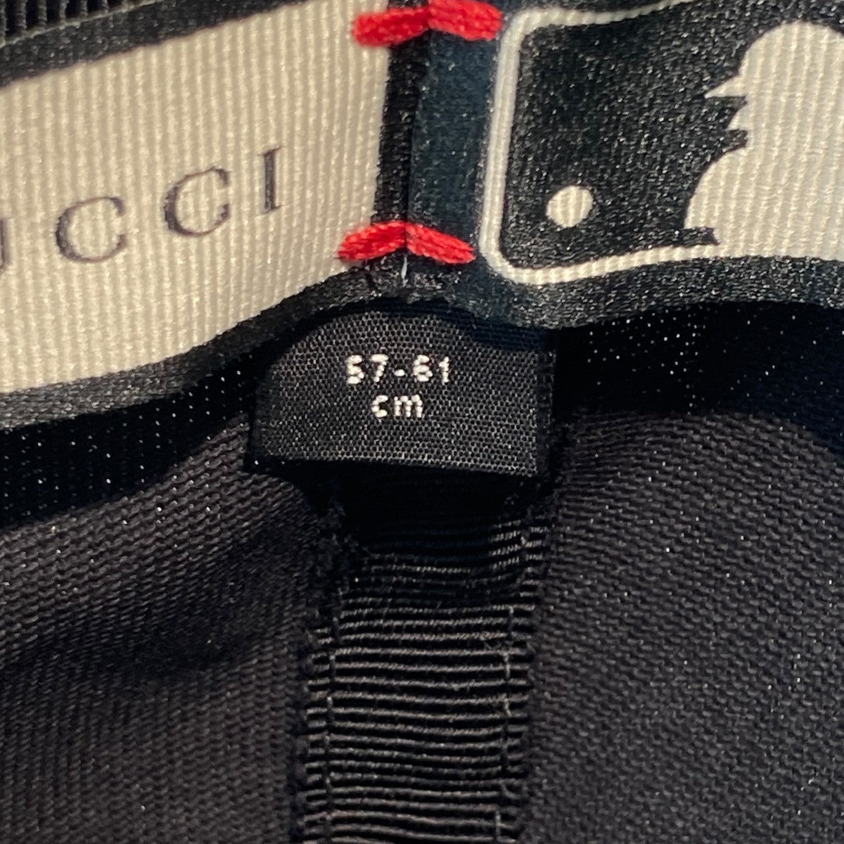 GUCCI×New Era NY Yankees Baseball Cap Butterflyキャップ538565 古着・中古-6枚目のアイテム画像