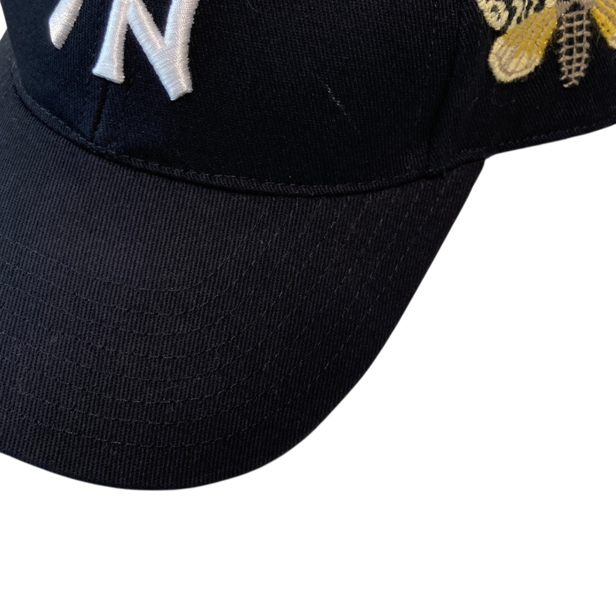 GUCCI×New Era NY Yankees Baseball Cap Butterflyキャップ538565 古着・中古-7枚目のアイテム画像