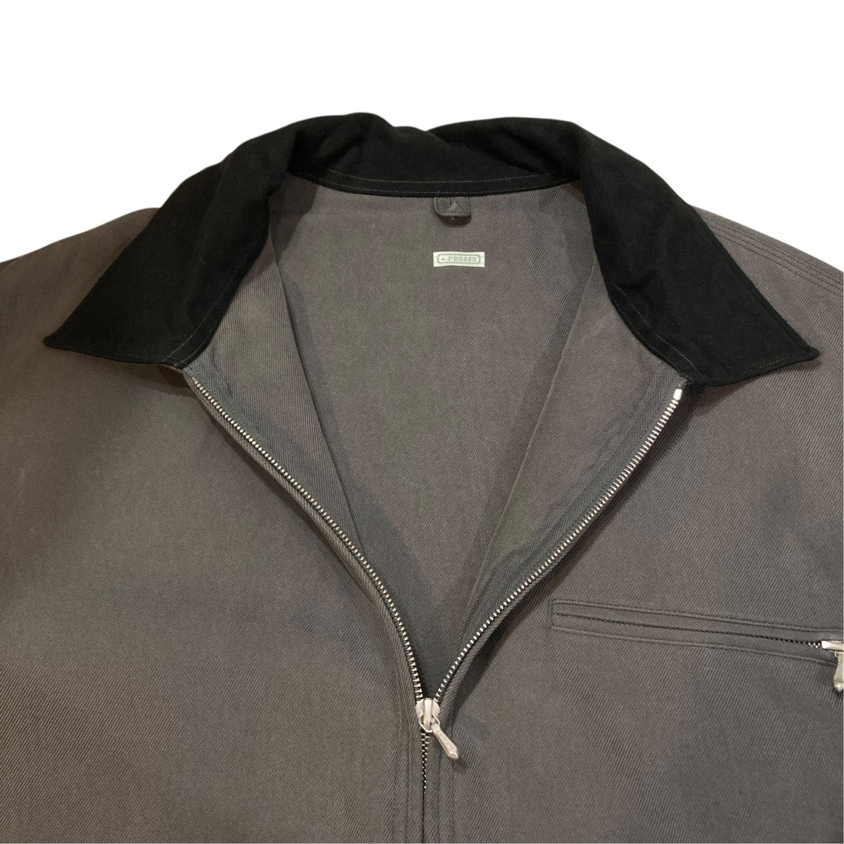 A．PRESSE 26SSVintage Silk Cotton Detroit Jacketジャケット26SAP-01-18 古着・中古-4枚目のアイテム画像