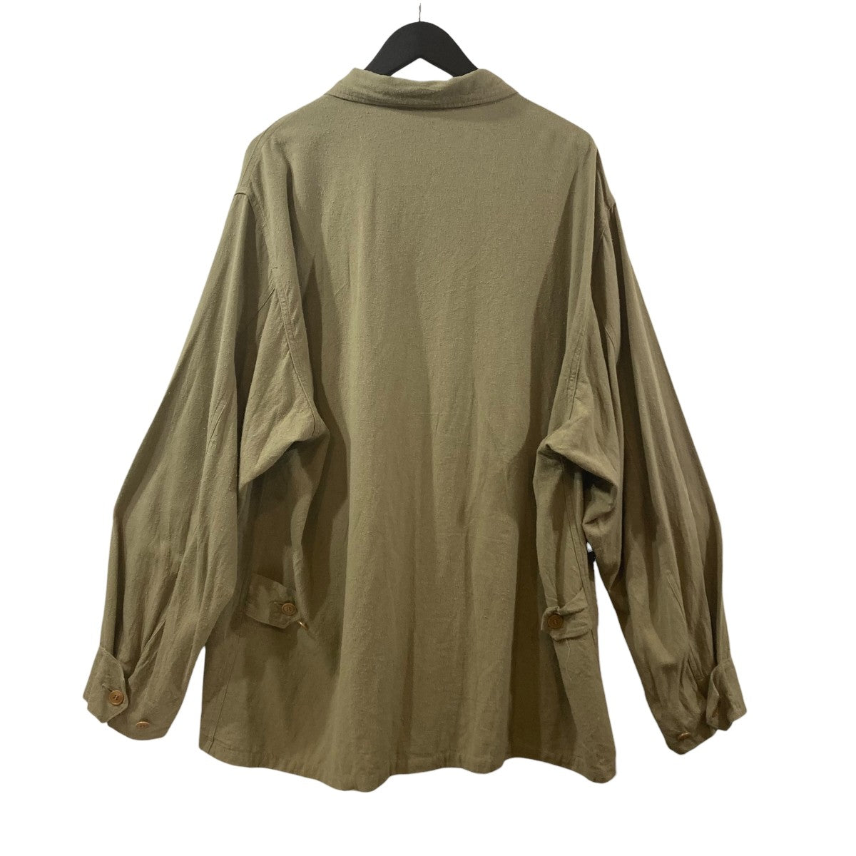 タグ付き　COMOLI ローシルク B.D.Uジャケット　b01-01031 COMOLI(コモリ) 26SSローシルク B．D．Uジャケットオーバーサイズ