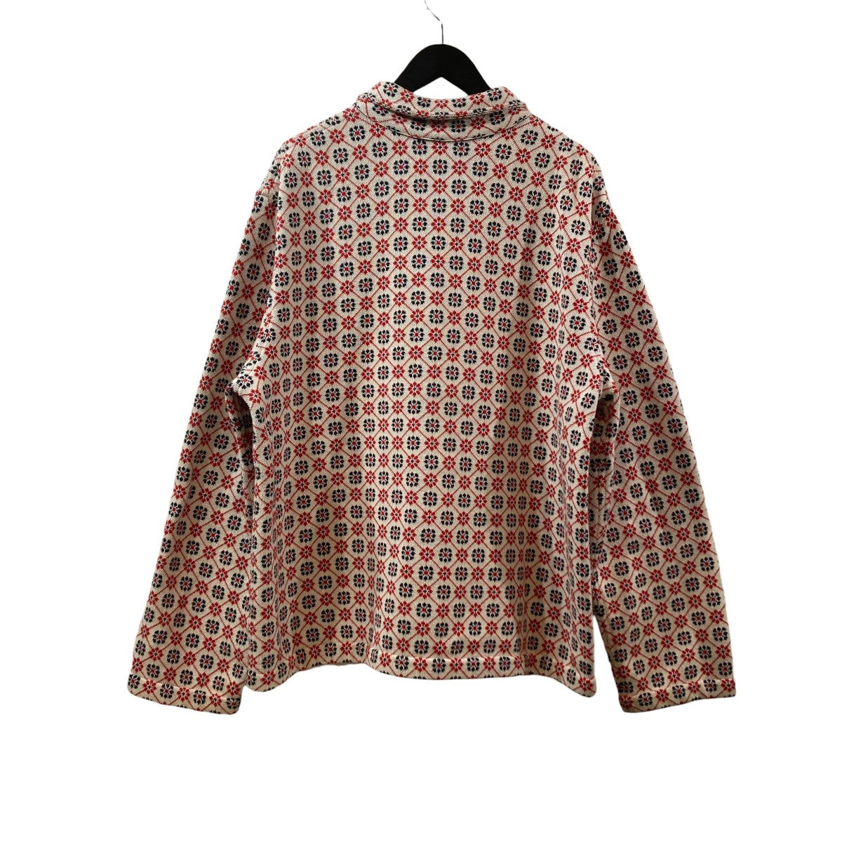 FLORAL JACQUARD LOUIE OVERSHIRTニットジャケット96-02-22-02012