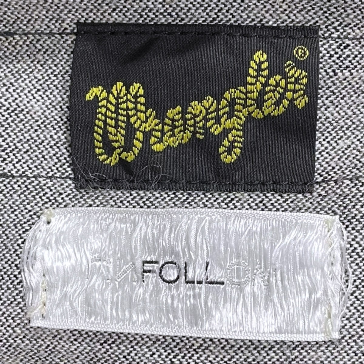 Wrangler×FOLL 24AW デニムジャケット 124MJ addict WS9360 古着・中古-5枚目のアイテム画像