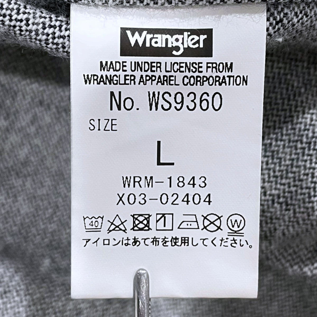 Wrangler×FOLL 24AW デニムジャケット 124MJ addict WS9360 古着・中古-6枚目のアイテム画像