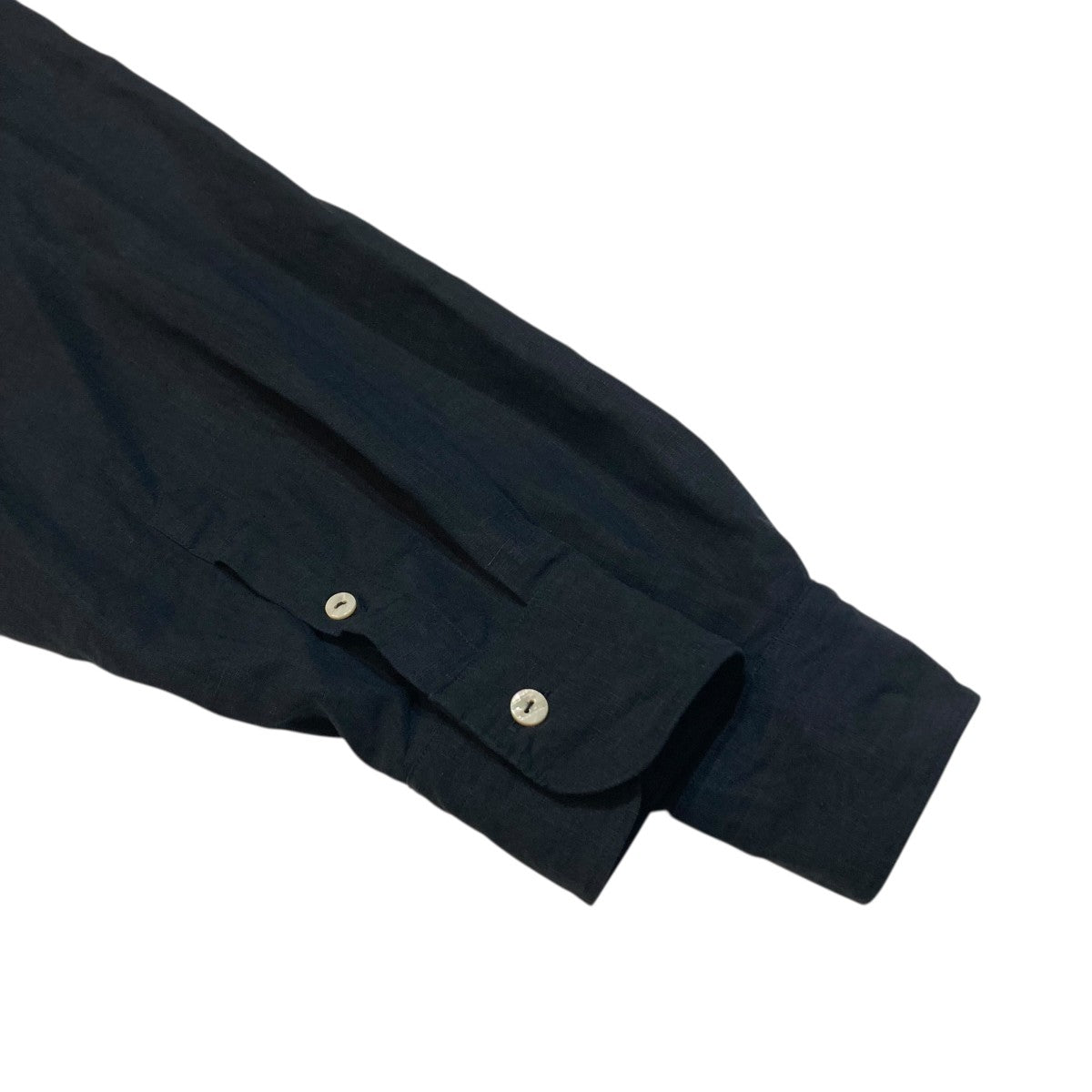 MAATEE＆SONS LINEN PULL OVER SHIRTS長袖シャツMT3103-0605A 古着・中古-4枚目のアイテム画像