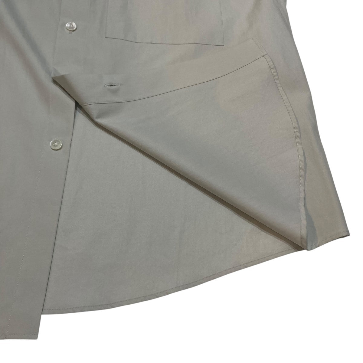 AURALEE WASHED FINX TWILL BIG SHIRT長袖シャツA22AS02TN 古着・中古-5枚目のアイテム画像