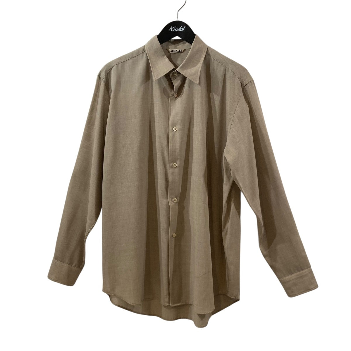 AURALEE SHEER WOOL SILK SHIRTS長袖シャツA22SS01WS 古着・中古-1枚目のアイテム画像