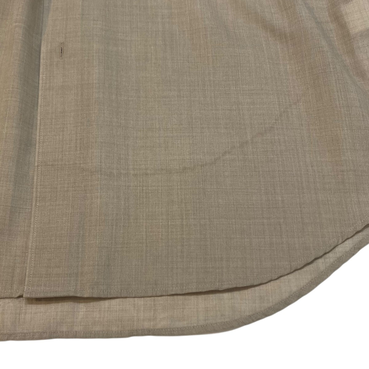 AURALEE SHEER WOOL SILK SHIRTS長袖シャツA22SS01WS 古着・中古-6枚目のアイテム画像
