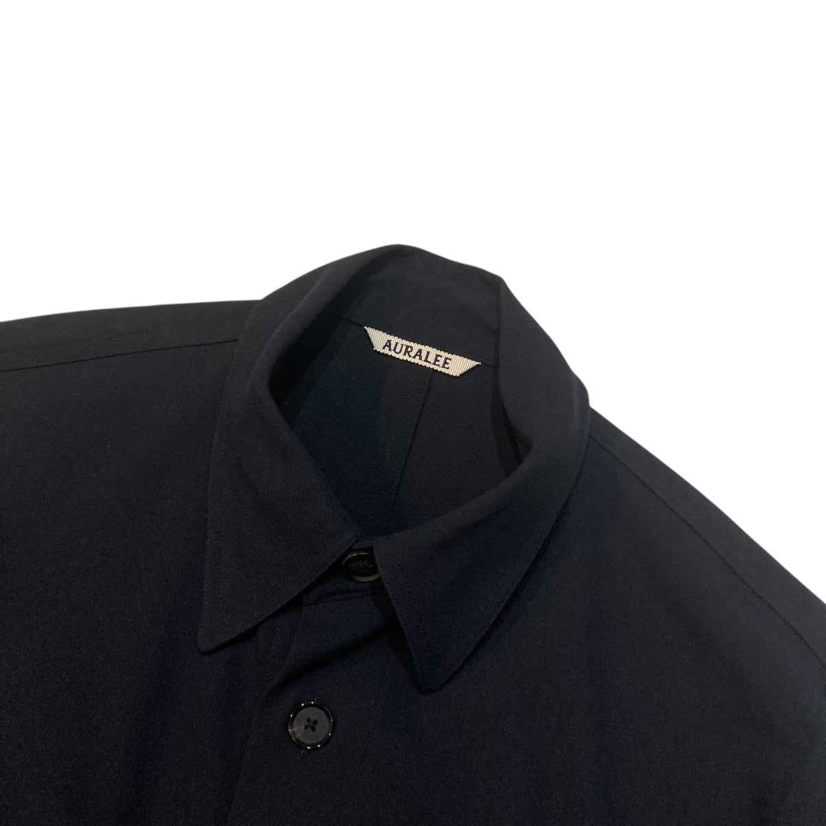 AURALEE(オーラリー) HARD TWIST WOOL DOBBY SHIRTS長袖シャツ