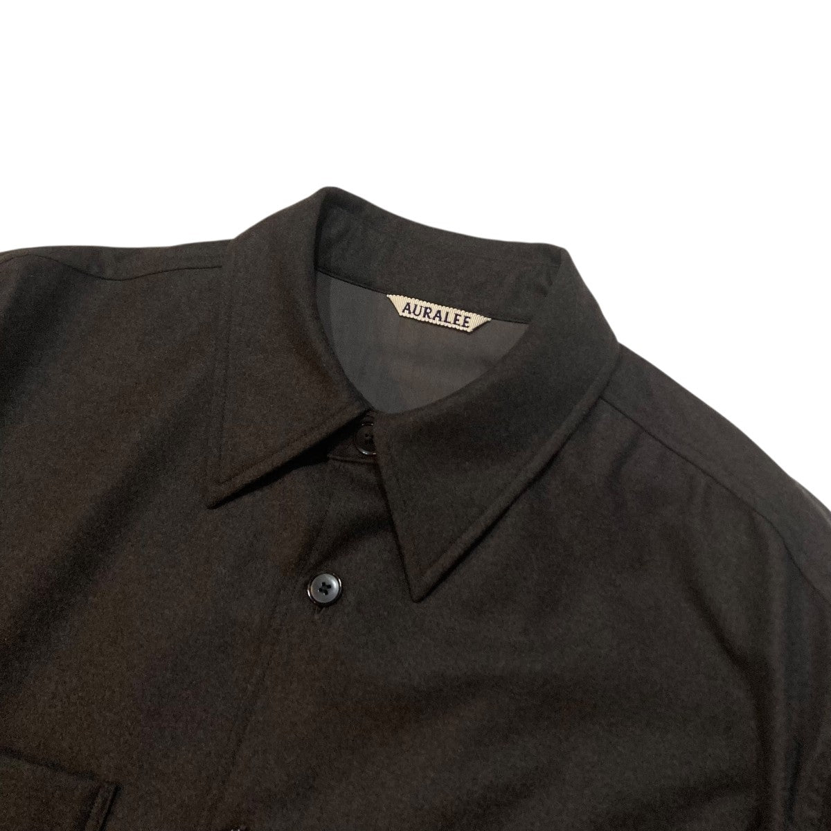 AURALEE WOOL FULLING FLANNEL SHIRTS 長袖シャツ A21AS01CF 古着・中古-3枚目のアイテム画像