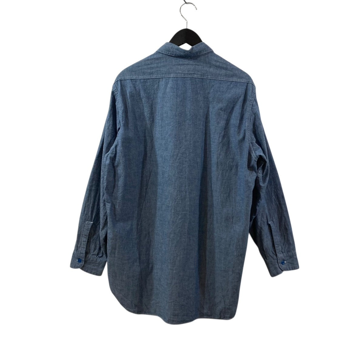 HERILL U．S．N CHAMBRAY SHIRT長袖シャツ25-050-HL-8000-30 古着・中古-2枚目のアイテム画像