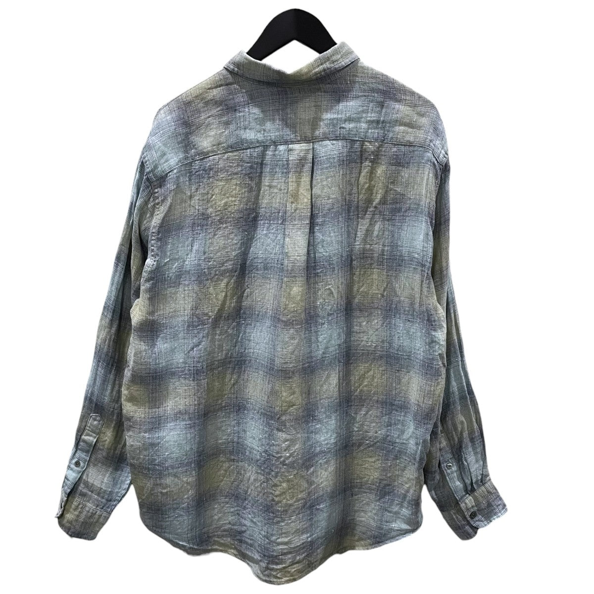 RHC Ron Herman 23SS オンブレチェック柄シャツ Ombre Checked Shirt 3720700073 古着・中古-2枚目のアイテム画像