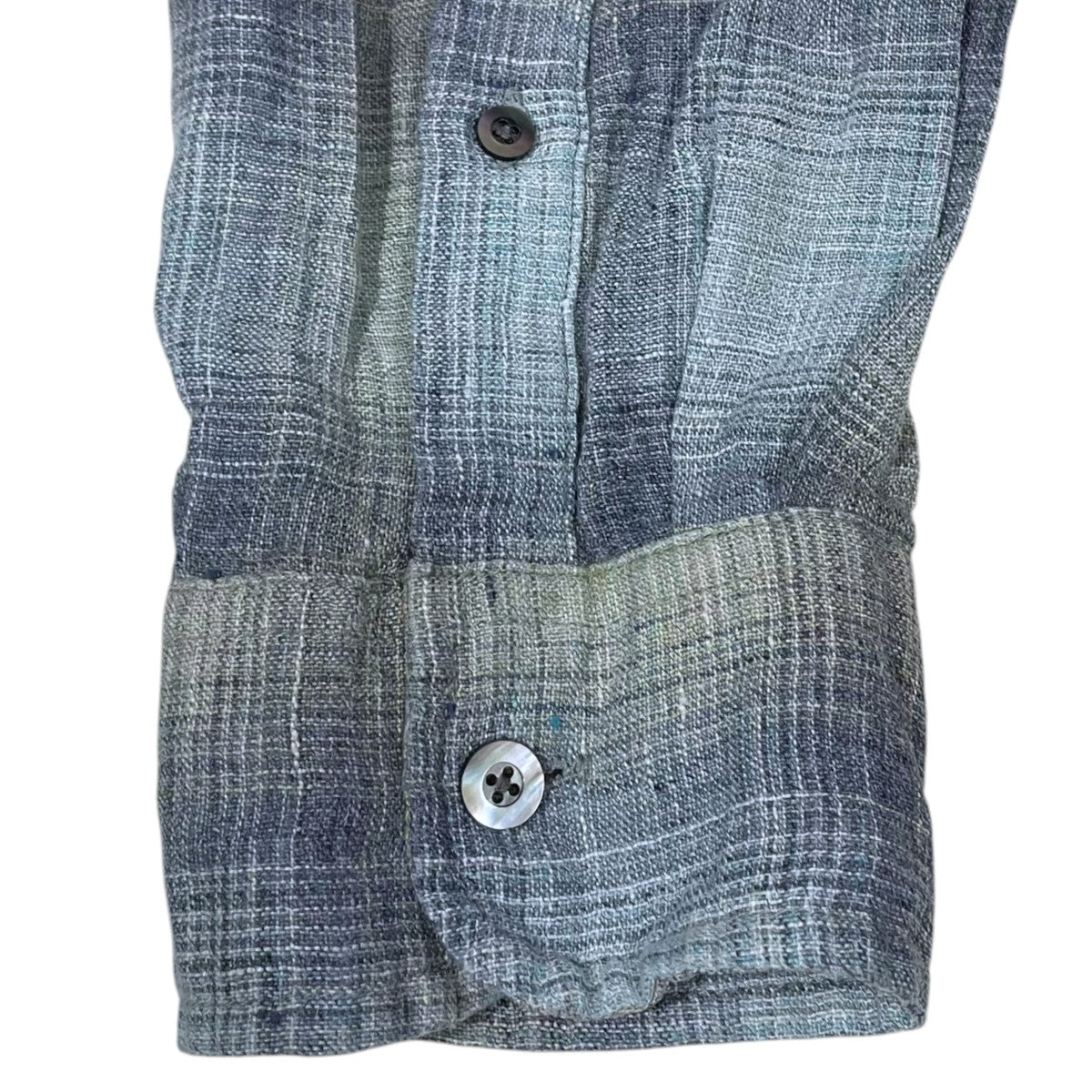 RHC Ron Herman 23SS オンブレチェック柄シャツ Ombre Checked Shirt 3720700073 古着・中古-4枚目のアイテム画像