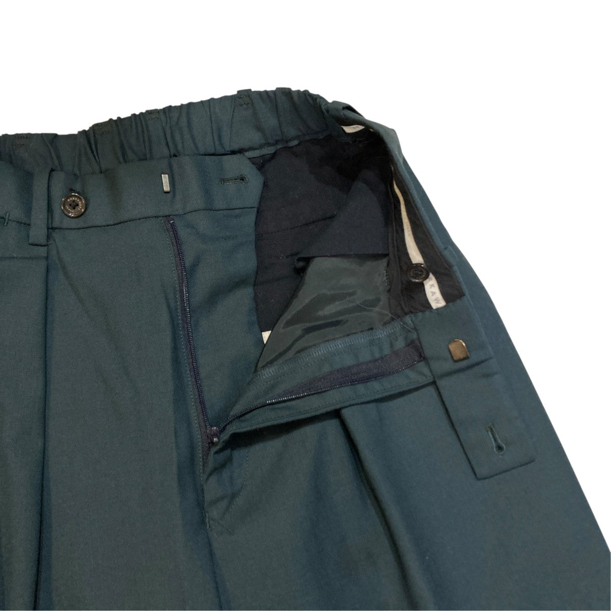 CLASSIC FIT TROUSERS ORGANIC WOOL TROPICALスラックスパンツA23A-07PT02C