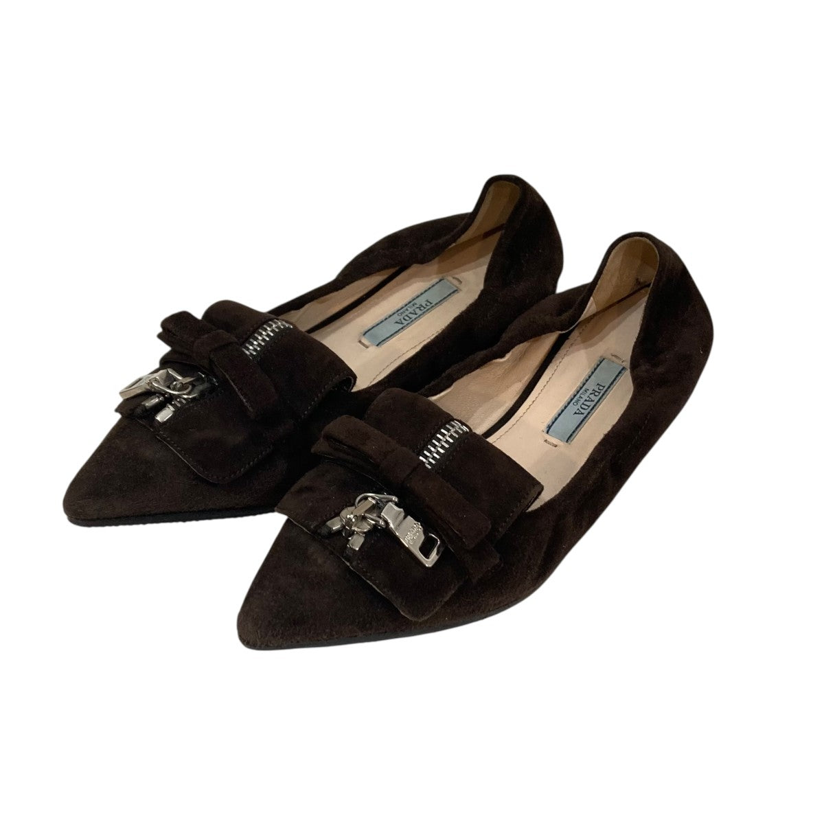 PRADA スウェードパンプス 古着・中古-1枚目のアイテム画像