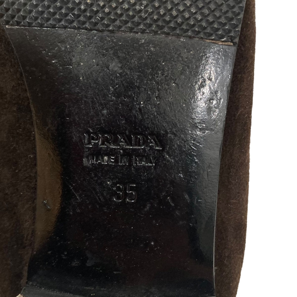 PRADA スウェードパンプス 古着・中古-10枚目のアイテム画像
