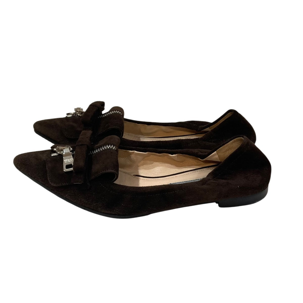 PRADA スウェードパンプス 古着・中古-2枚目のアイテム画像