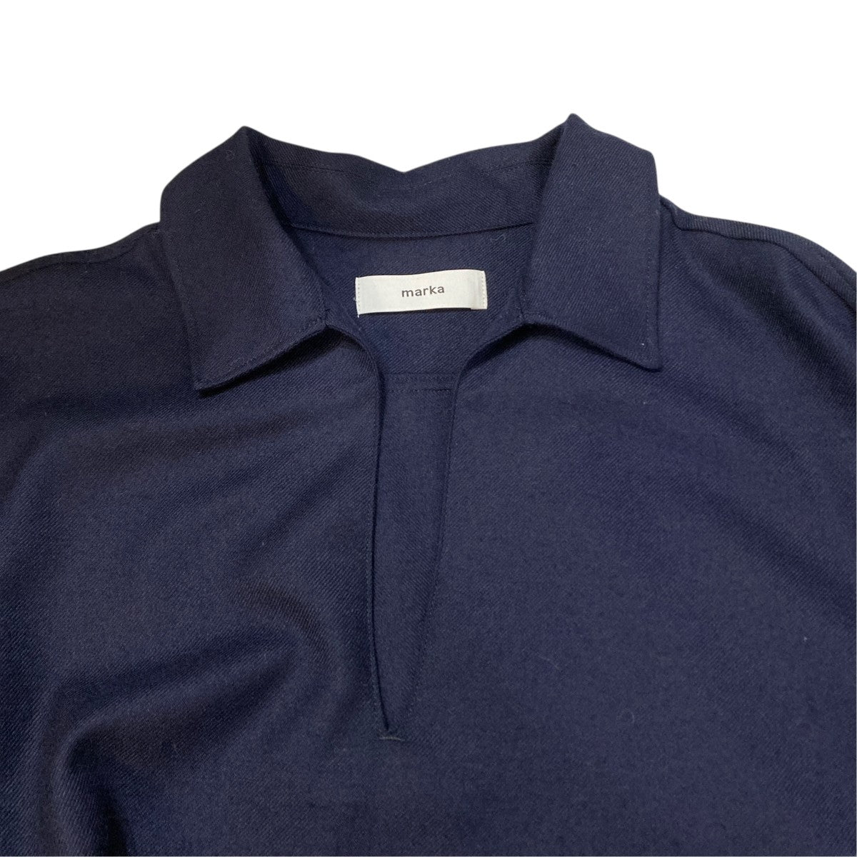 WOOL SOFT SERGE SKIPPER SHIRTスキッパーシャツM23C-07SH01C