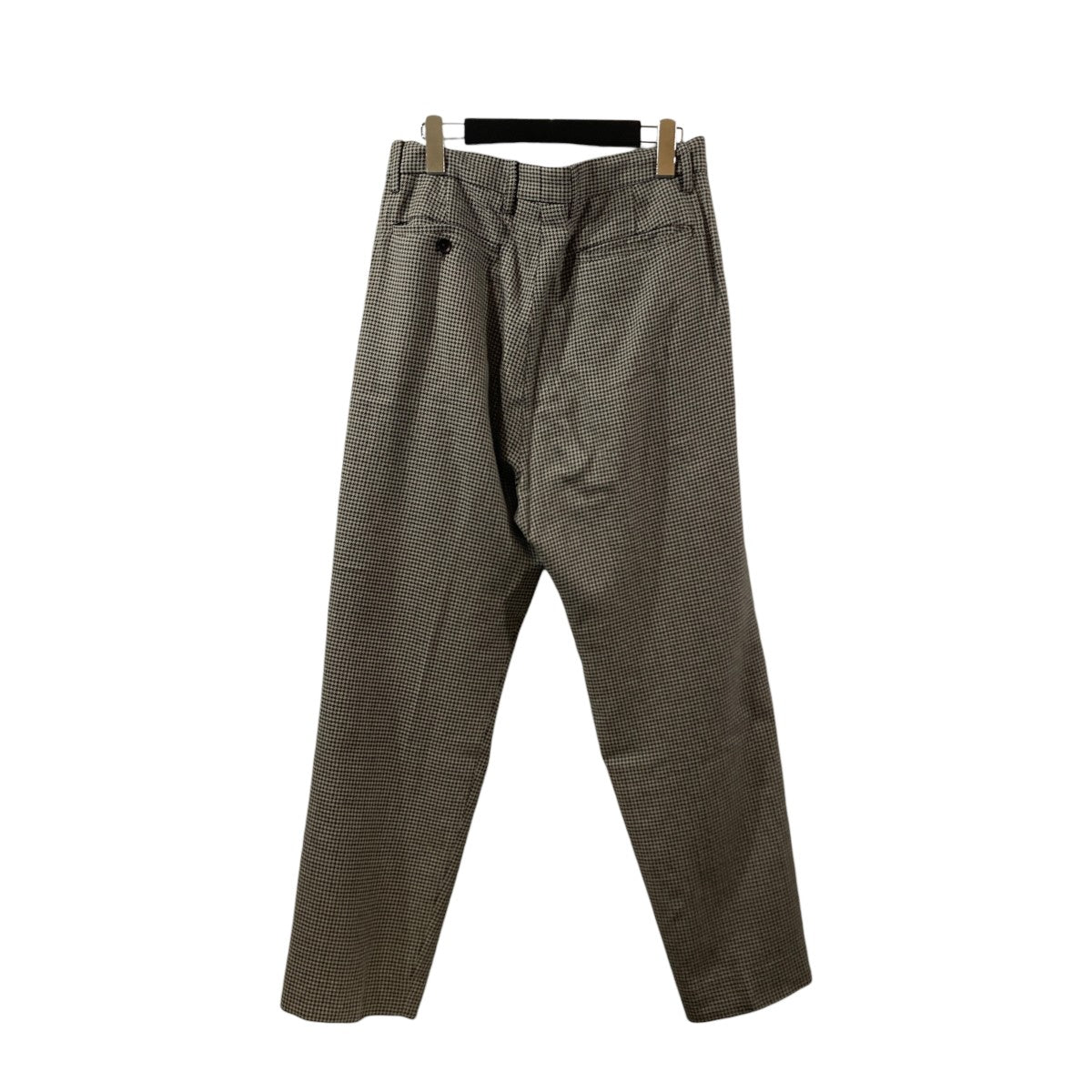WIDE TAPERED TROUSERSチェックパンツST.128-2