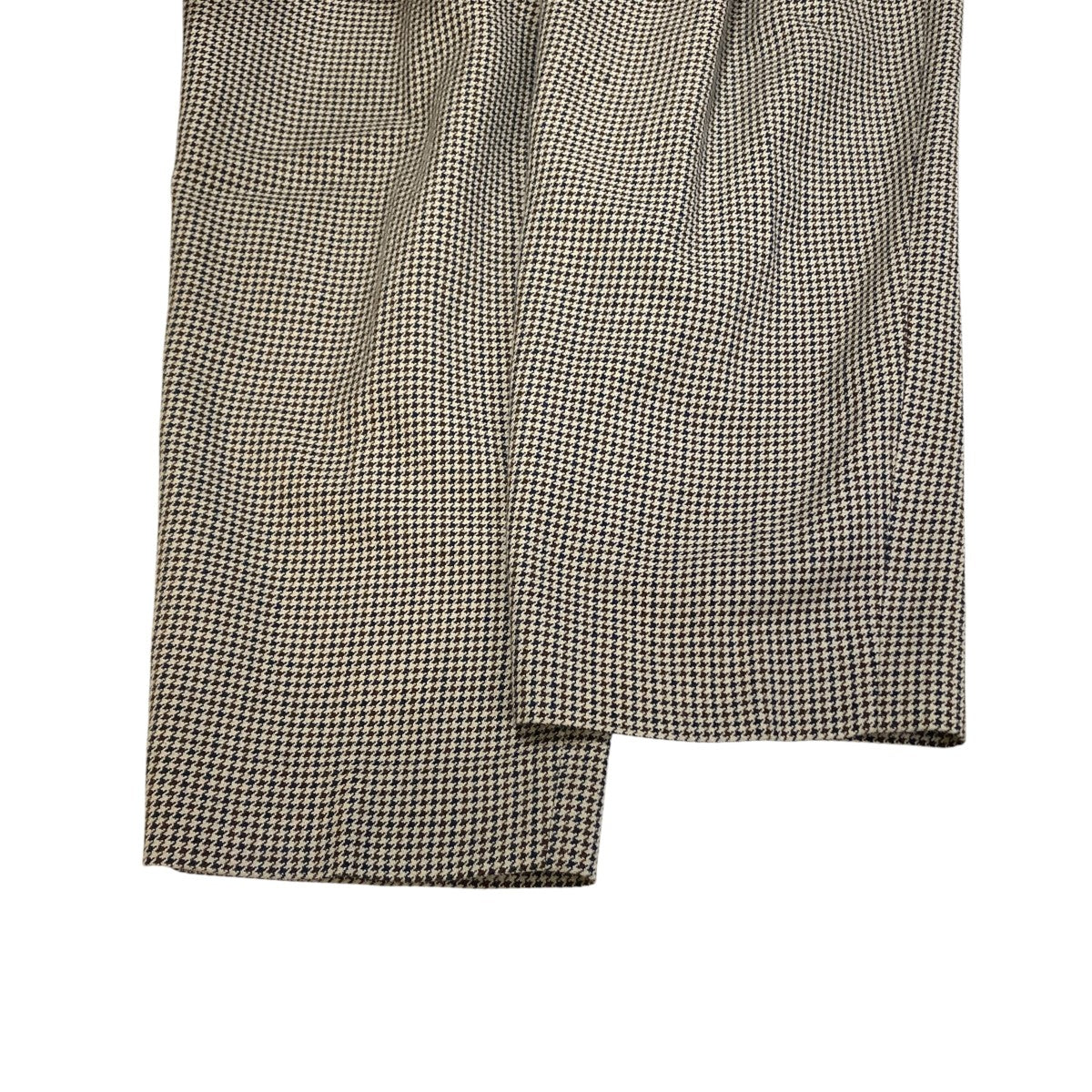 WIDE TAPERED TROUSERSチェックパンツST.128-2