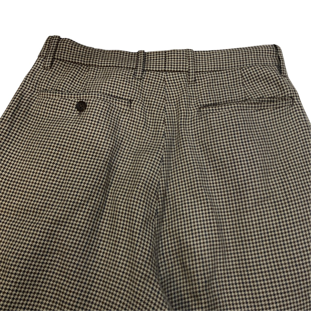 WIDE TAPERED TROUSERSチェックパンツST.128-2
