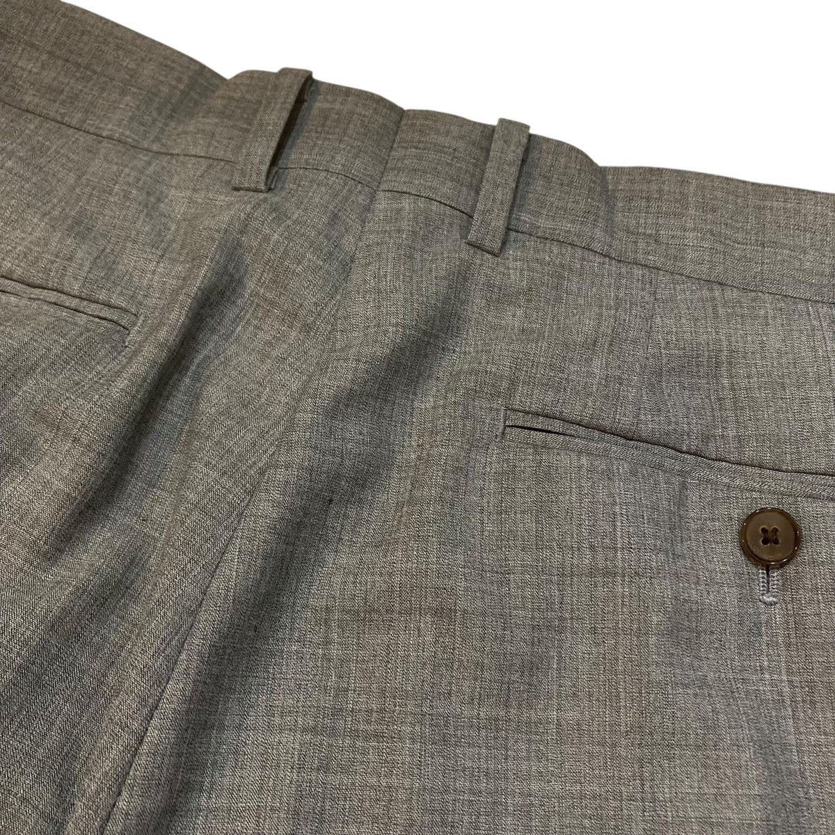 AURALEE SUPER FINE TROPICAL WOOL SLACKS スラックスパンツ A23SP04WT 古着・中古-6枚目のアイテム画像