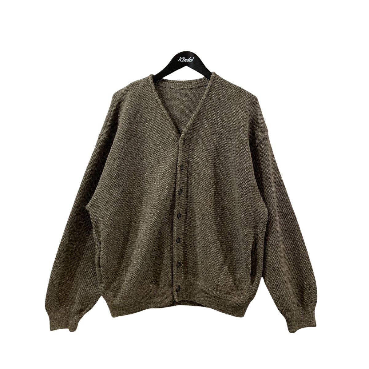 Moss Stitch V N Cardiganカーディガン2303-002