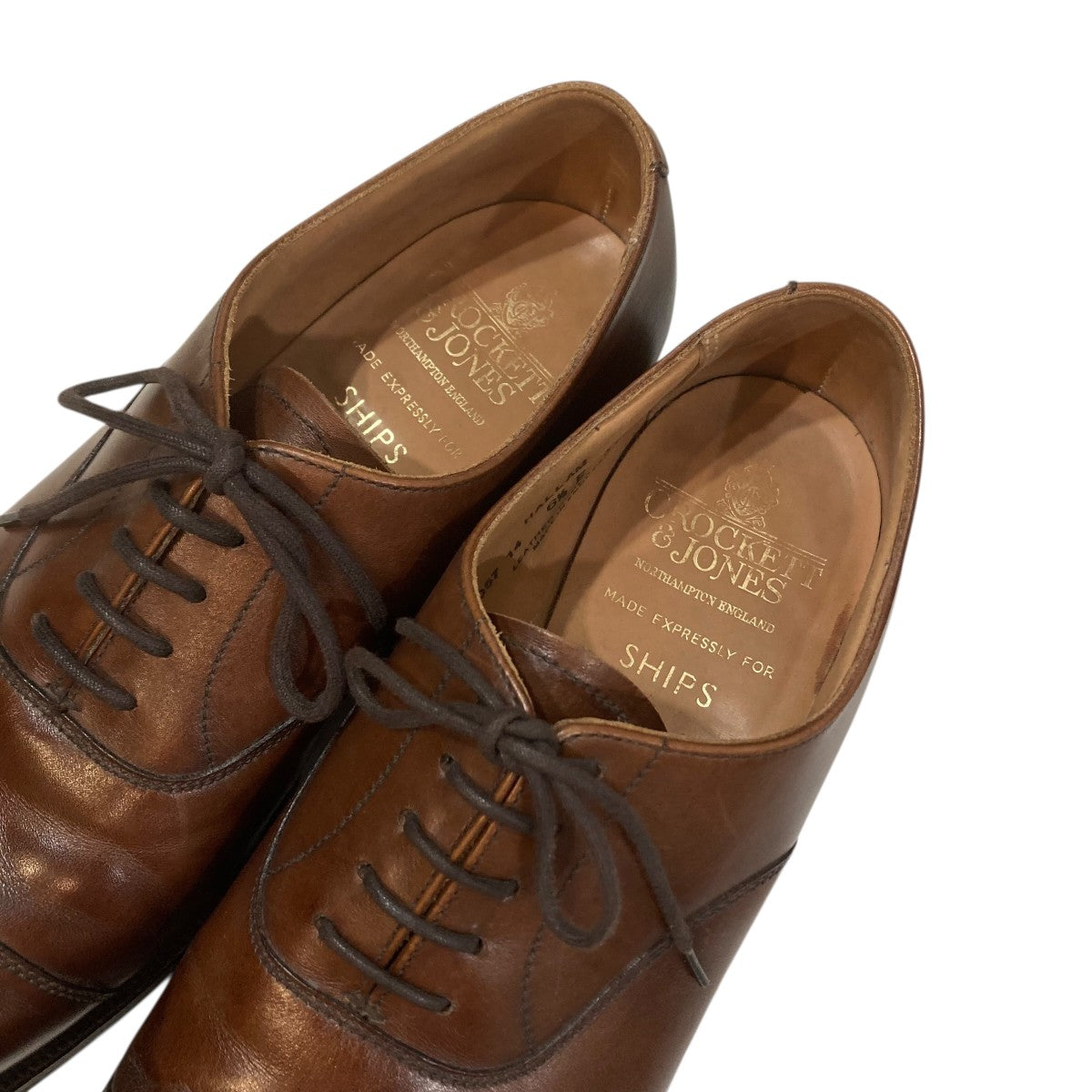 Crockett ＆ Jones(クロケット＆ジョーンズ) レザーシューズ ブラウン