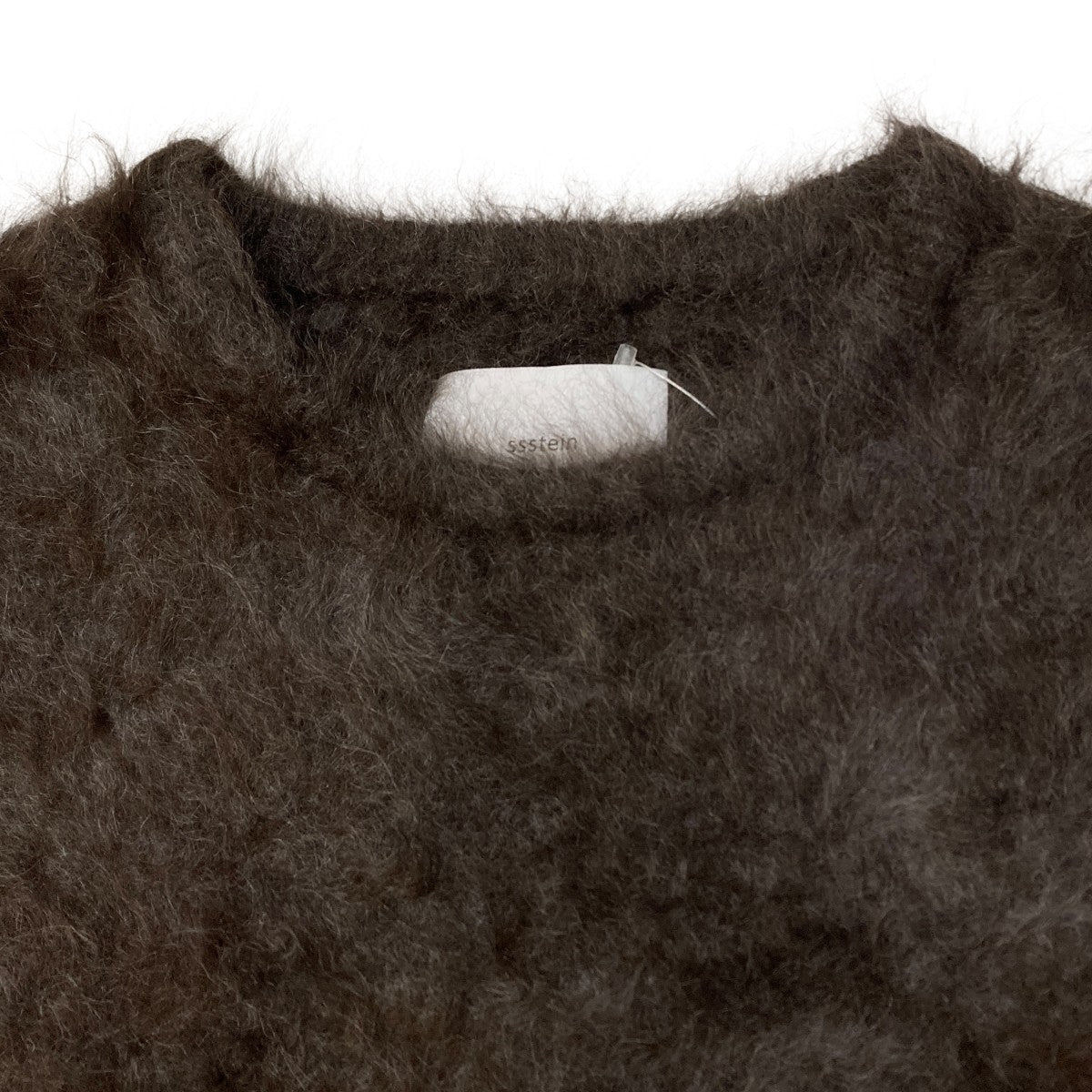 Cashmere Shaggy Knit Crew Neck LSニットST.1307