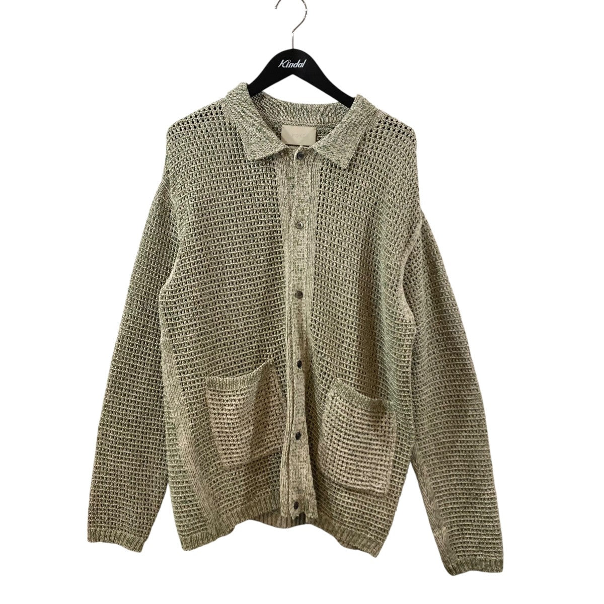 YOKE MESH KNITTED SHIRT CARDIGAN YK25SS0956S 古着・中古-1枚目のアイテム画像