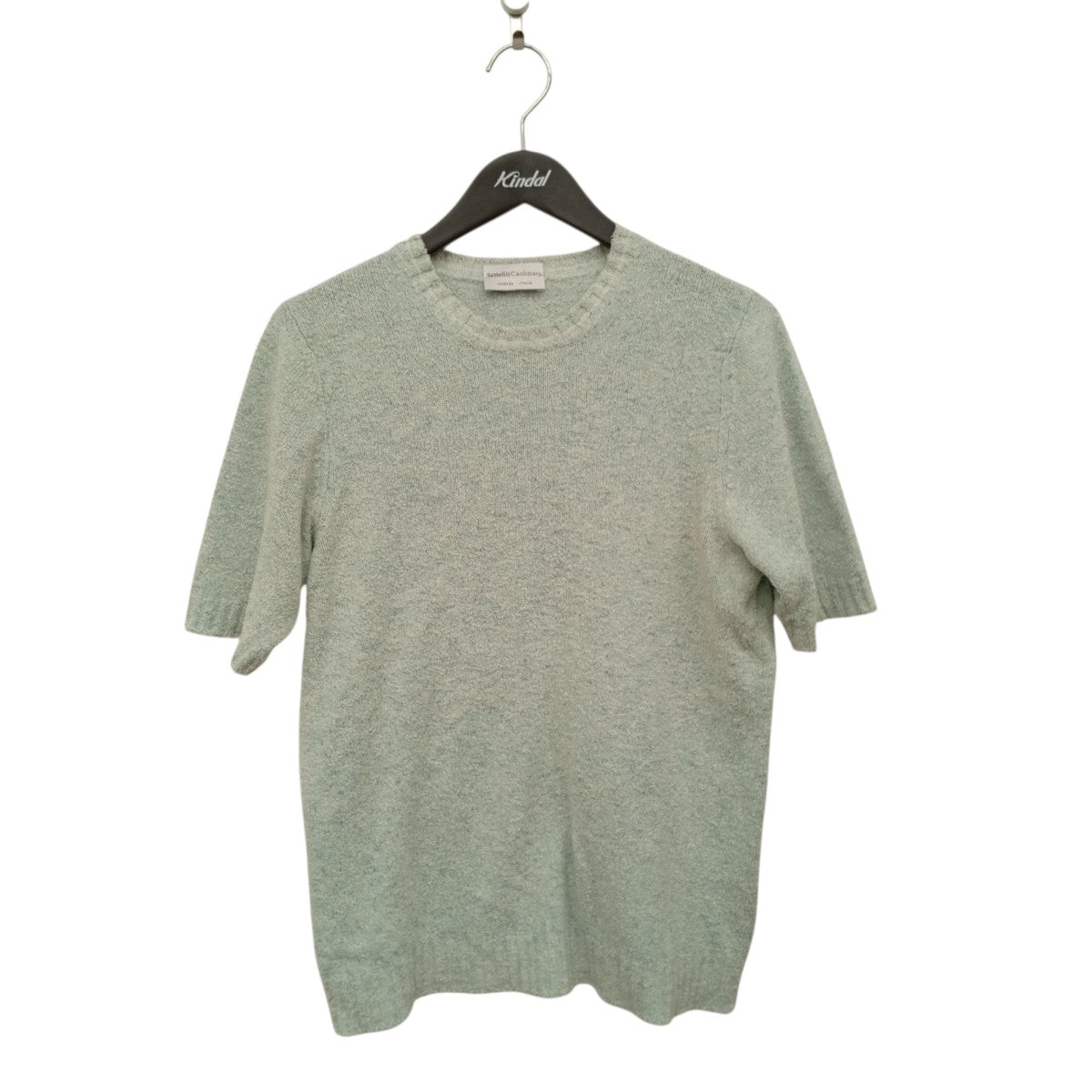 Settefili Cashmere 半袖ニットSF-09-171-201 古着・中古-1枚目のアイテム画像