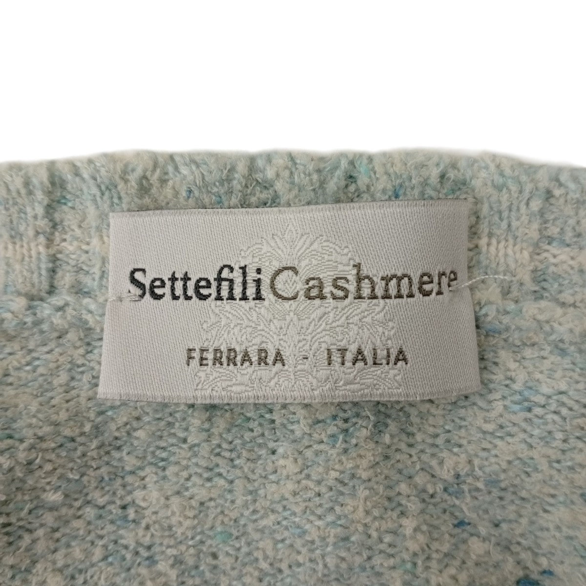 Settefili Cashmere 半袖ニットSF-09-171-201 古着・中古-3枚目のアイテム画像