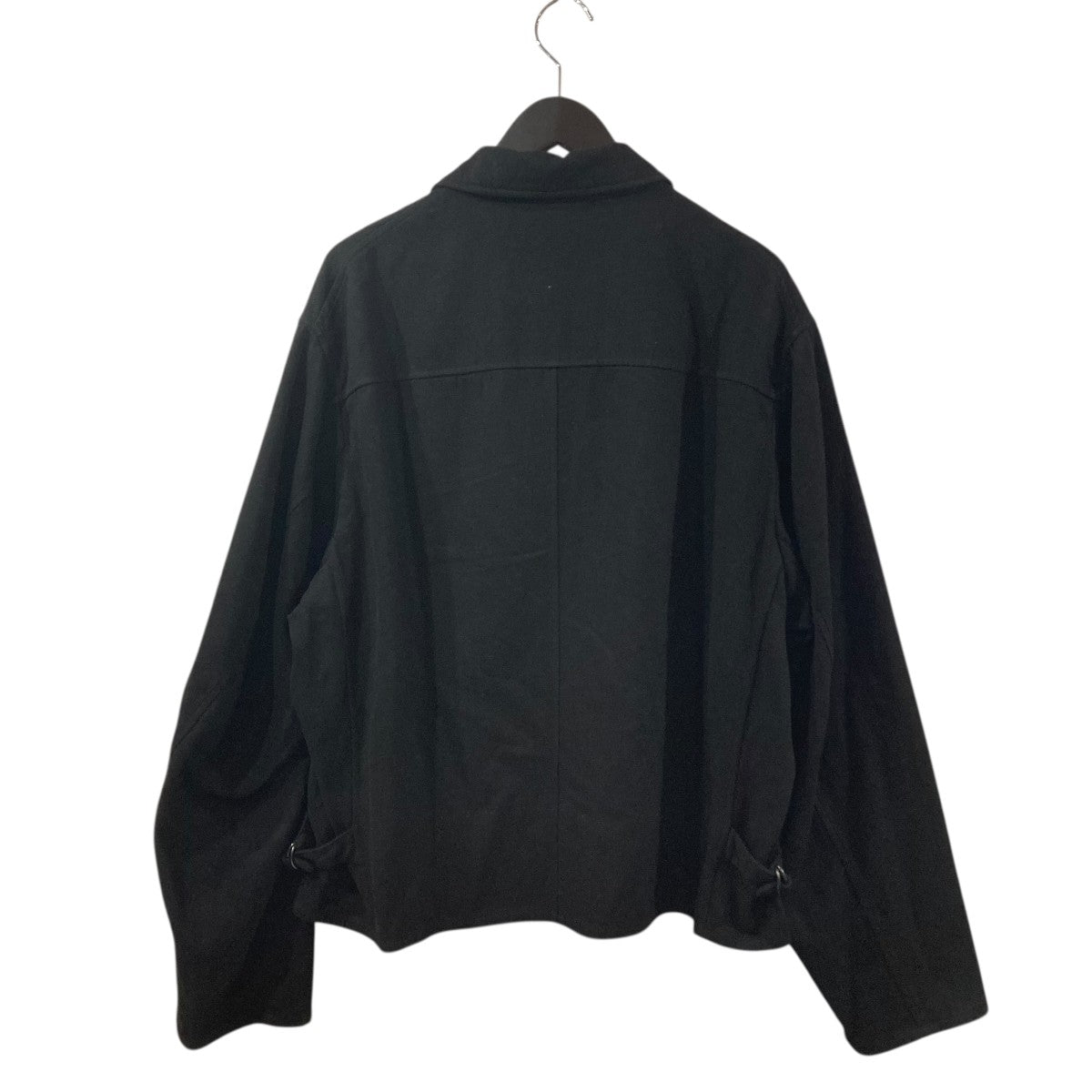 COMOLI 26SS シルクネップ ジップショートジャケット D01-01007 古着・中古-2枚目のアイテム画像
