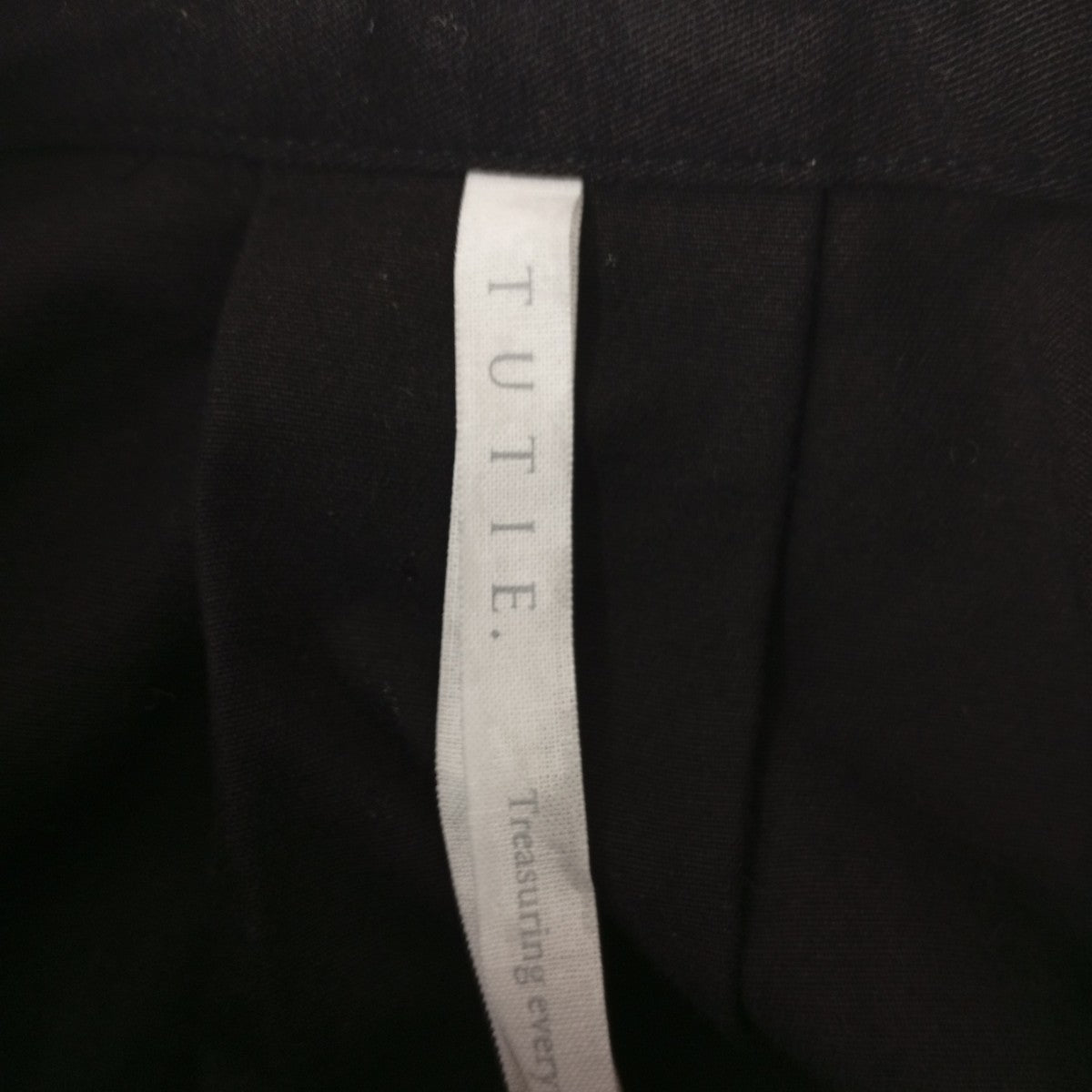 TUTIE ドット柄長袖ブラウス 古着・中古-3枚目のアイテム画像