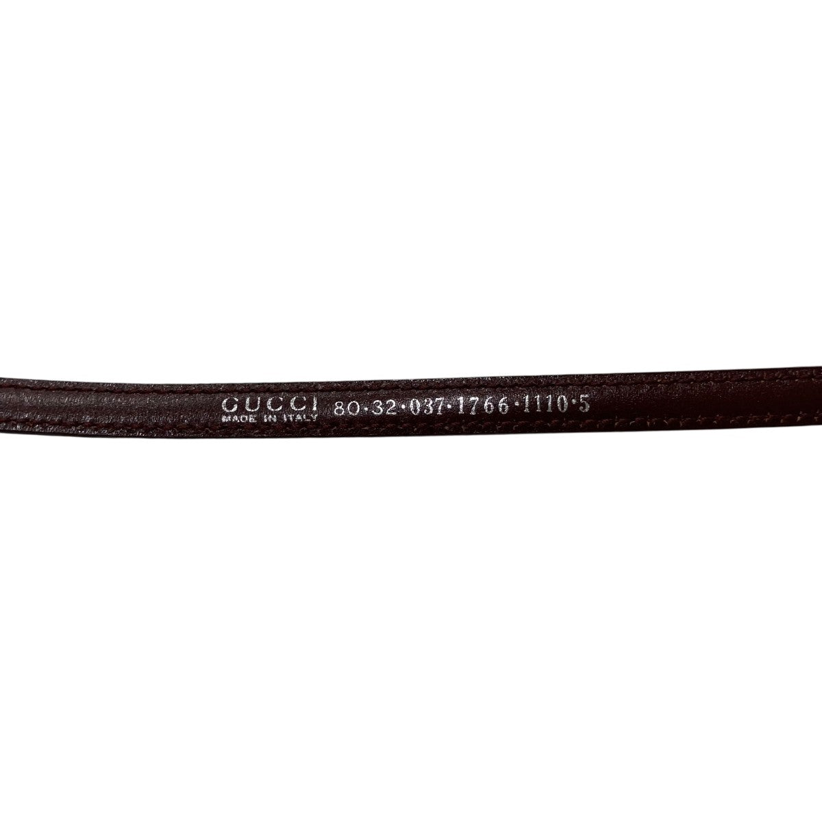 GUCCI レザーベルト8032037176611105 古着・中古-6枚目のアイテム画像