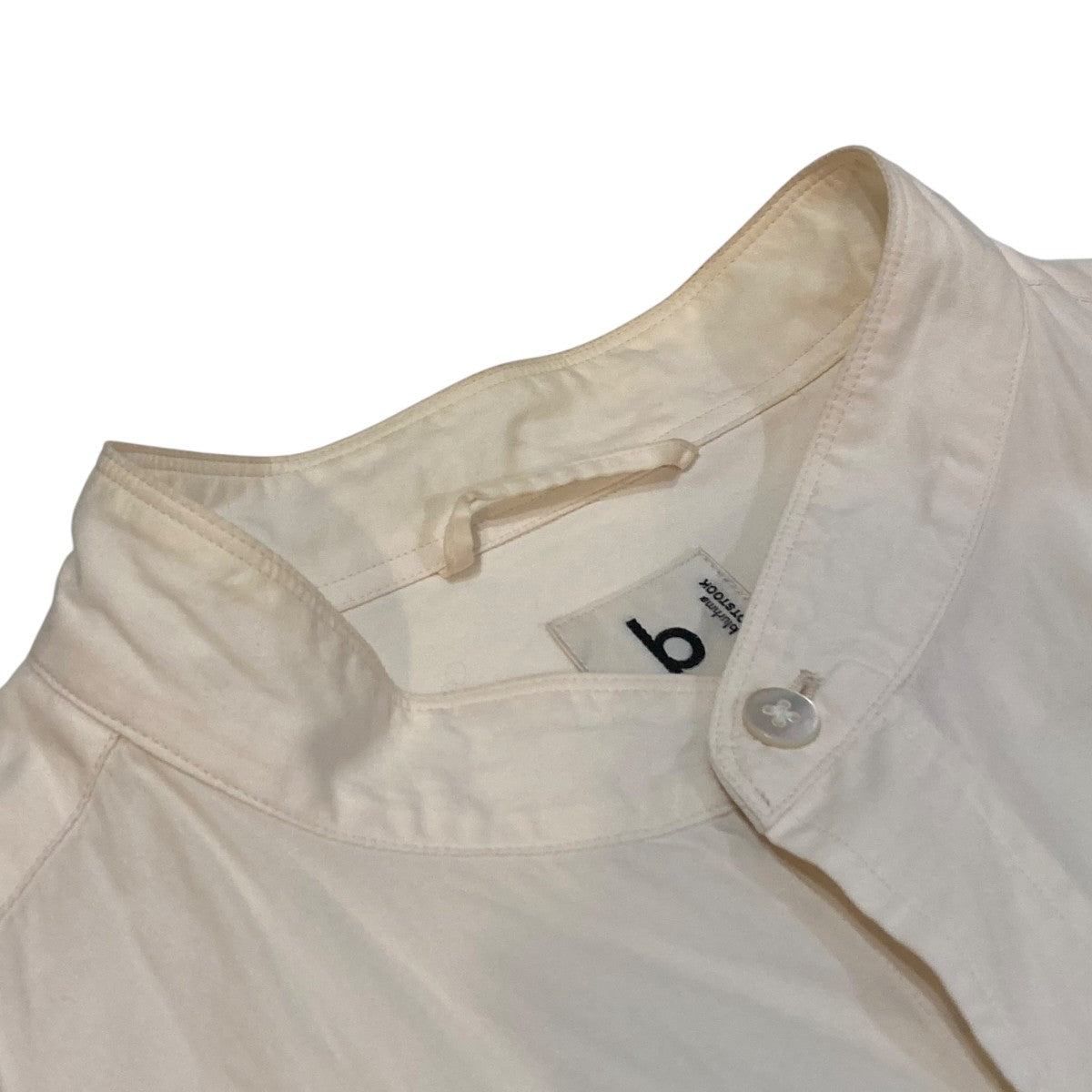 blurhms Broad Band Collar ShirtバンドカラーシャツbROOTS22S4 古着・中古-6枚目のアイテム画像